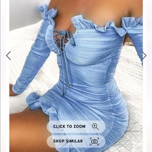 NEW Ruched up mini dress